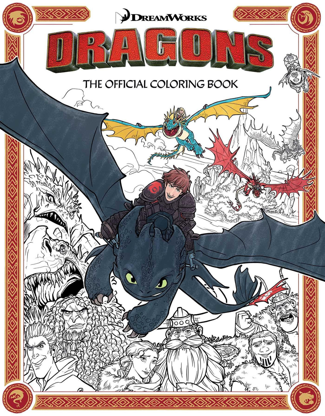 DreamWorks Dragons: The Official Coloring Book