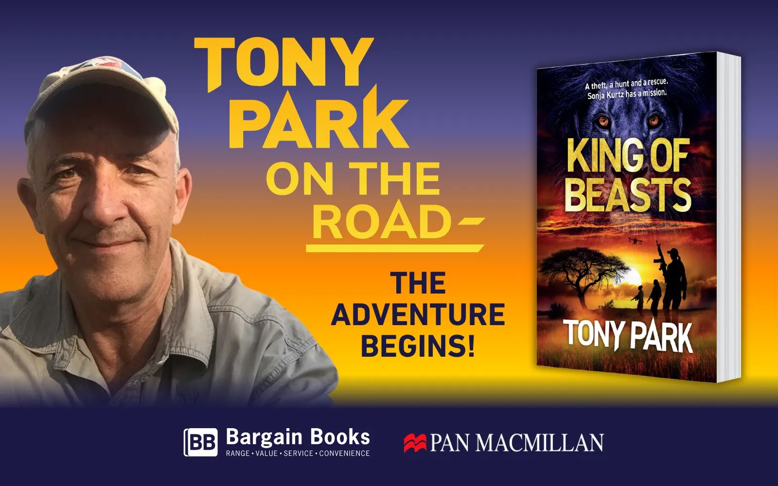 Cover image for blog post: Tony Park on the Road!
