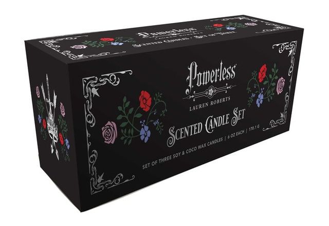 Lauren Roberts: Powerless Trilogy Scented Glass Candle Set (Set of 3)