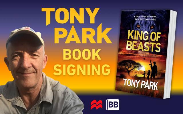 The Tony Park roadshow is coming to BB Hermanus